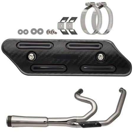 Motorrad Hitzeschild Motorrad-Auspuffrohr-Hitzeschild, Universal-Motorrad-Auspuffrohr-Hitzeschild-Abdeckung, Schalldämpfer-Schutzschutz, Motorzubehör