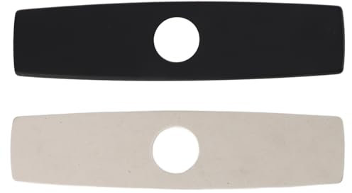 Miskall Wasserhahn-Deckplatte, 304 Edelstahl, Waschbecken-Wasserhahn-Loch-Abdeckplatte für Küche und Badezimmer (F-Y9116-2)