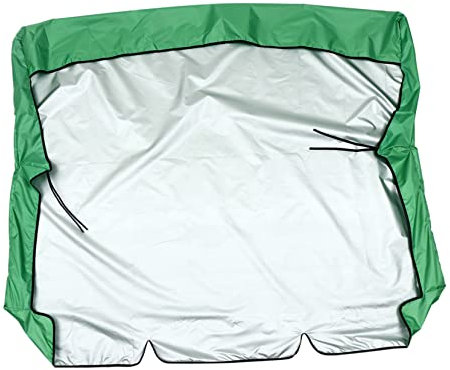 MERRYHAPY 1 PC Swing Seat Cover Furniture Protector Cushion for Outdoor Swing Glider Outdoor Swing Seat Replacement Swing Windproof Cover Swing Covering 190t Polyester Taffeta Green