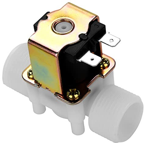 Électrovanne électrique, électrovanne d'eau DC 12 V, étanche à l'humidité N/C DN20 G3/4 pour Chauffe-eau Solaire pour équipement électrique