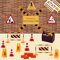 Wichtel Baustelle Set，Miniatur Wichtel Zubehör Weihnachten，DIY Wichteltür Set Wichtelzubehör Weihnachtsdeko Wichtelset Puppenhaus Baustelle Einzug
