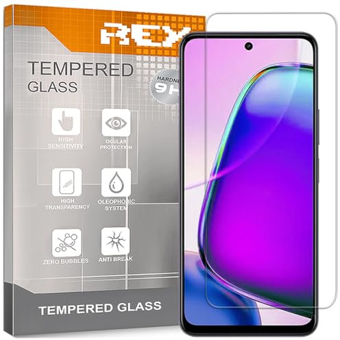 REY Protector de Pantalla para Vivo Y28 4G - V40 Lite 5G - V40, Cristal Vidrio Templado Premium