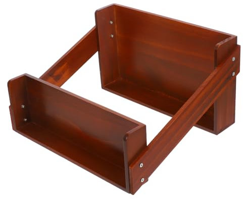 SHOWERORO Vintage Holzleiter Regal Für Pflanzen Rustikaler Brauner Holzständer Zur Dekoration Und Organisation Wohnzimmer Küche Und Badezimmer Für Innen