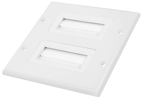 DOITOOL Cache-câble Pour Prise Tv Murale Kit De Plaque Murale Pour Cacher Les Fils Dans Le Mur