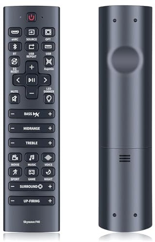 GOUYESHO Neue Ersatzfernbedienung für ULTIMEA Skywave F40 Soundbar