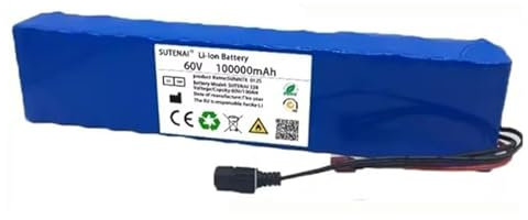 60V 100Ah 16S2P Batería Para Patinete Eléctrico Batería Con Cargador Para Motor Bicicleta Eléctrica 200~1000 W Iones Litio Bicicleta Eléctrica T