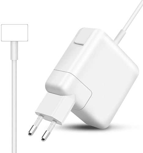 45W Ladegerät für MacBook Air 2012-2017, T-Tip Magnetisches Netzteil Ersatz, Schnelllade-Adapter kompatibel mit 11 13 A1435 A1436 A1465 A1466, 2. Generation T-förmiger Stecker