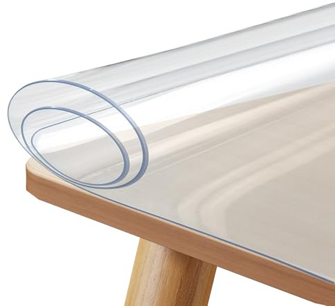 Transparente Tischabdeckung PVC Schutzunterlage 0,7 Millimeter dick