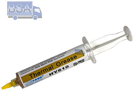 Halnziye 5 x Pâte Thermique pour CPU HY610 30 g Or 3,05 W/m-k Thermal Grease 5 x