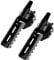 EBTOOLS pour marche pied moto cross Accessoire de pièces de repose-pieds de repose-pieds avant de moto pour R1200GS 2013-2018(Noir)