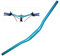 WAKE Fahrrad Lenker 31.8MM Aluminiumlegierung MTB Lenker Riser Bar für Mountainbike 720MM,Blau