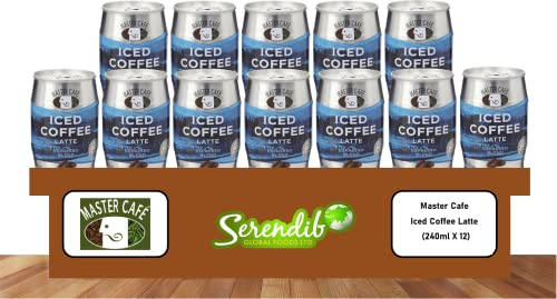 Master Café Iced Coffee Latte Cans 240ml (Pack of 12)