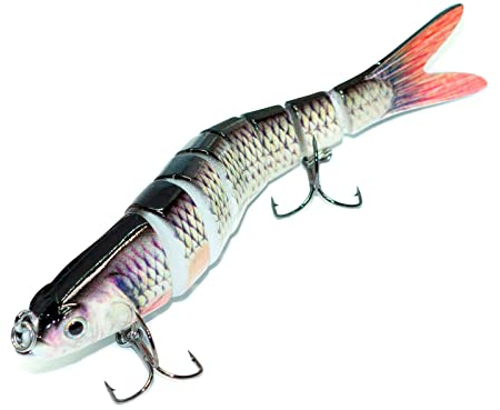 Angelköder Kunstköder Wobbler Köder Hechtköder Angelzubehör Raubfisch - 1 x Hering 140 mm für Spinnrute zum Spinnfischen als Köderfisch für Waller Barsch Angeln Tiefläufer von PRIOstahl