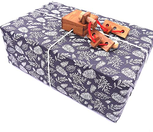 ROMBOL KEEPR - Der Geschenkesafe - Kreative Geschenkverpackung für Geburtstage, 7,5 cm x 7,5 cm x 6 cm, Modell:Oak Island