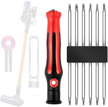 Fixbetter Cacciaviti 6 In 1 Strumenti Riparazione Speciali Asciugacapelli Per Dyson Set Cacciaviti Star Torx Impieghi Gravosi, Strumento Smontaggio Cacciaviti Aspirapolvere Per Dyson V6/V7/V8/V10/V11