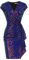 GRACE KARIN Chic Paillettes Robe Moulante Femme sans Manche Sequin Robe à Paillettes Col en V Doublé Elastique Violet -6 XL