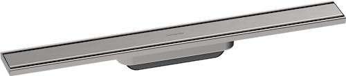 hansgrohe 56196800 RainDrain Original 600 Edelstahl gebürstet Fertigset Duschrinne