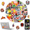 50 Stück superhelden Sticker Marvel Aufkleber Graffiti Decals Stickerbomb für Auto, Skateboard, Koffer, Motorräder, Fahrräder, Boote, Laptop, Snowboard Gepäck und Glatte Oberfläche