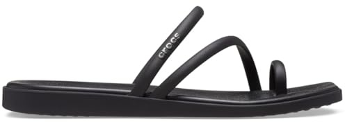 Crocs Miami Toe Loop Sandal Black 9 M