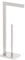 BAYSTONE Toilet Roll Holder Freestanding Paper Storage Chrome Bathroom Free Standing Dispenser Square