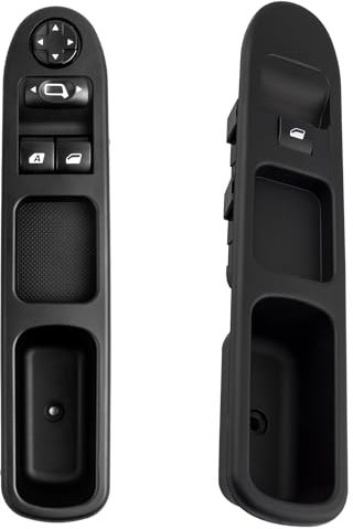 YAOPEI Commande Leve Vitre 207 Passager + Côté Conducteur pour Peugeot 207 Citroen C3 Côté Passager 6490.HQ+6554.QC