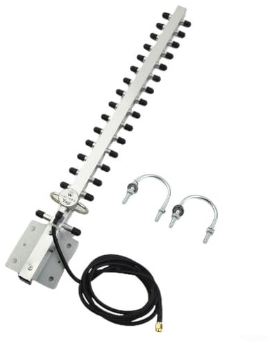 Antenne extérieure directionnelle RP-SMA pour routeur 2,4 GHz 25 DBi sans fil antenne WiFi directionnelle