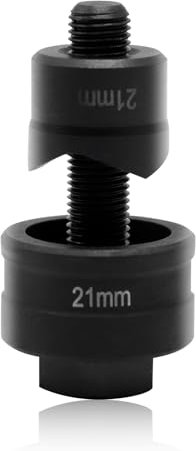 CCLIFE Emporte Pièce 21 mm, Perforateur de Précision pour Perçage Facile dans les Éviers de Cuisine, Métal et Acier Inoxydable