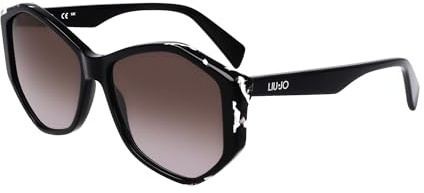 Liu Jo LJ797S MARBLE BLACK/GREY SHADED 57/15/140 Damenbrillen Sonnenbrillen
