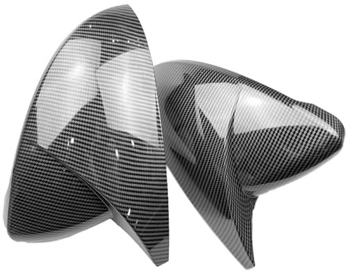 WJHZNB Car Wing Mirror Covers Cap,kompatibel mit VW Golf 7 7.5 MK7 7.5 GTI-R 2014-2019,Rearview Mirror Shells