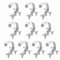 10pcs Stage Light Clamp Hook, 44lb Load Capacity Aluminum Stage Lights Truss Clamps Quick Release Truss Clamp Stage Lighting C Clamp for Stage Party