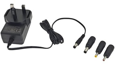 JZK 12V 2A Power Supply Adapter, Power Adaptor, AC to DC 12 V 2 Amp Power Adapter 12Volt 2000mA Wall Charger, Center Positive Polarity Comes with 3 Connector Tips