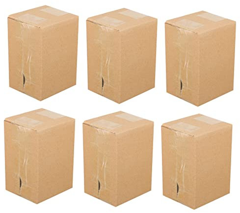 Holibanna 20stücke Kraft Liner Kartons Super Harte Kleine Faltkartons Für Sicheren Versand Und Aufbewahrung Von Geschenken Tassen Und Mehr Für Kleine Päckchen Und Praktischen Transport