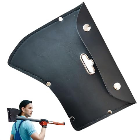 Axe Sheath, Black Thickened Axe Holster With Double Buckle, Protective Cover Reusable Safe Camping Accessories For Outdoor Hiking Outdoor Work Axe Cover