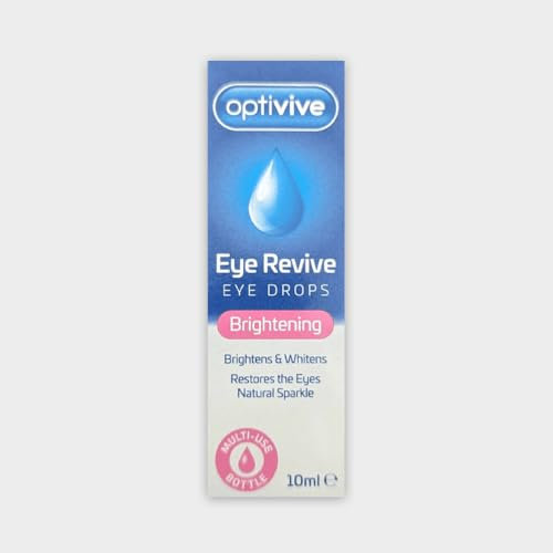 Supereyes Optivive Revive Eye Drops, Brightening, Brightens and Whitens, Restores The Eyes Natural Sparkle, Contact Lens Friendly, 10ml