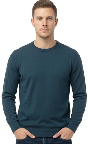 Maglifilo - Maglione Cotone Uomo a Manica Lunga – Girocollo Classico | 100% Cotone, Morbido e Traspirante, Stile Versatile ed Elegante, Made in Italy – Idea Regalo con Scatola Inclusa