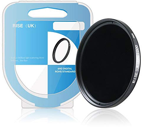 Digital Hd FILTRO NEUTRO ND 1000 nd1000 NEUTRAL DENSITY FILTER 77 mm 10 stop RISE GRIGIO nuovo da Italia