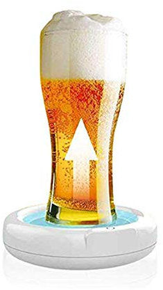 Tosuny Beer Foamer 3.7V Creatore di Schiuma di Birra Elettrica Gorgogliatore di Birra con Batteria al Litio Integrata da 1800 mAh, Adatto a Riunioni di Famiglia, Riunioni di Lavoro, Bar