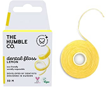 The Humble Co., Zahnseide, Zitrone, 50 m