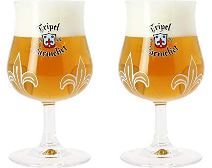 Karmeliet Lot de 2 verres à bière Tripel 25 cl