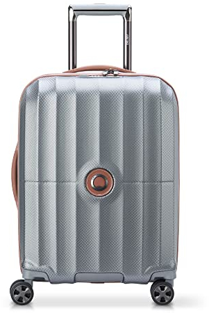 DELSEY Paris - CARROUSEL - Valise Cabine Rigide 55 cm x 40 cm x 20 cm - 34 L - S Slim - Platine