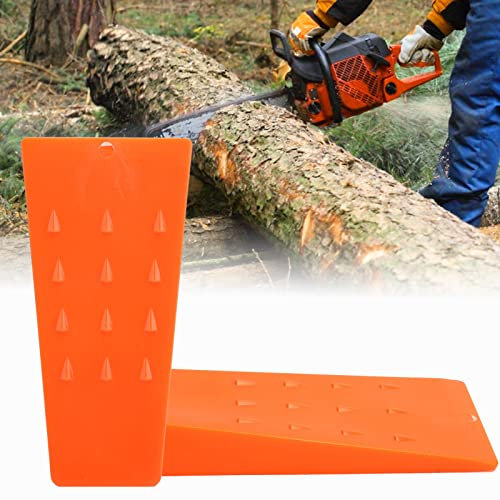 BIKING Cunei da abbattimento, 2 Pezzi Cunei da abbattimento in plastica Cunei da Taglio per Alberi Forniture per seghe a Catena Accessori Strumenti di Registrazione
