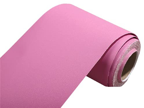 NB Solid Color Frosted Self Adhesive Border, Easy to Apply, 4 x 196, Pink
