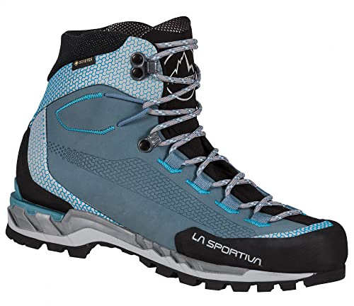 La Sportiva Trango Tech Leather Woman GTX Wanderschuhe für Damen, Schiefer Topaz, 41.5 EU