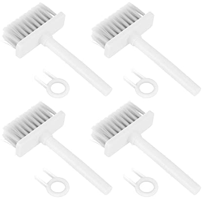 Bruce & Shark 5 IN 1 Tastatur reinigungsset Tastatur bürste Keyboard Cleaner Kit Laptop PC Earphone Tastaturreiniger Brush Key Puller 4PC weiß
