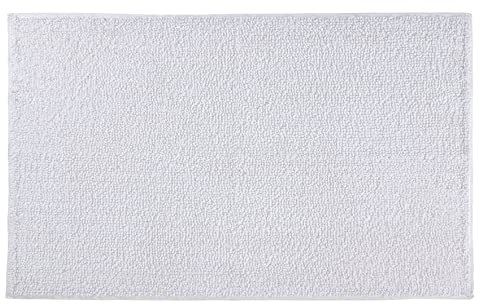 Kleine Wolke Badteppich Chrissy, Farbe: Weiss, Material: 100% Baumwolle, Größe: 65x115 cm