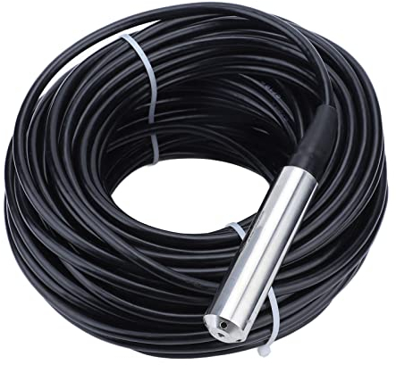 Füllstandssensor 4-20 mA Edelstahl-Wasserstandsgeber Wasserstand Sensor mit 33 M Wasserdichtem Kabel für Reservoir-Wasseranlage