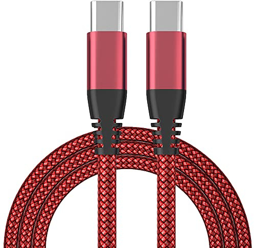 BIBTIM USB C auf USB C Kabel 1M 2M 3M, 3Stück 60W USB 2.0 Typ C Ladekabel Kompatibel mit MacBook iPad Air 5 Pro 2021 Galaxy S22 S21 Ultra S20 FE S10 A12 Mi 11 Note 1 0 Pixel 39.5 EU
