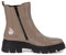 Tamaris COMFORT Damen Chelsea Boots mit Reißverschluss Comfort Fit, Braun (Taupe Patent), 42 EU