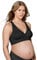 Medela Keep Cool Schlaf-Bustier Nahtloses Schwangerschafts- und Still-Schlaf-Bustier aus Soft Touch Material mit Atmungszone auf dem gesamten Rücken, 101045329, XXL, Schwarz