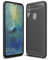LFstore-IT COVER CARBON LOOK compatibile con HUAWEI P SMART 2019 - CUSTODIA SILICONE NERO